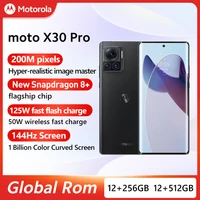 Globalny Rom Motorola MOTO X30 Pro 5G Smartphone 200MP potrójny aparat Snapdragon 8 + Gen 1 Octa Core 144Hz ekran OLED 6.7 ''telefon 1