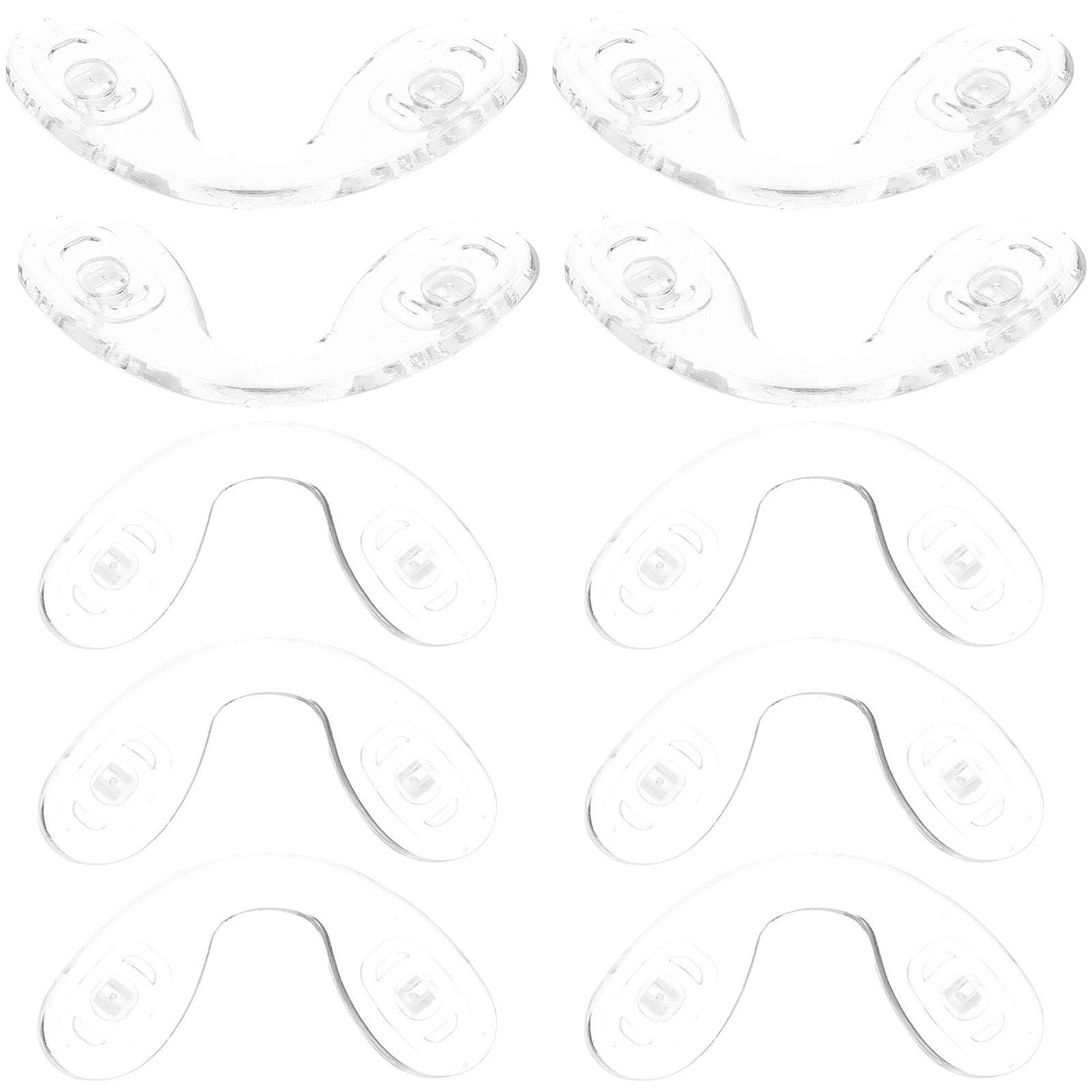 

10 Pcs Non-slip Mat Glasses Silicone Nose Pads Eyeglass Accessories Silica Gel Guards for Eyeglasses