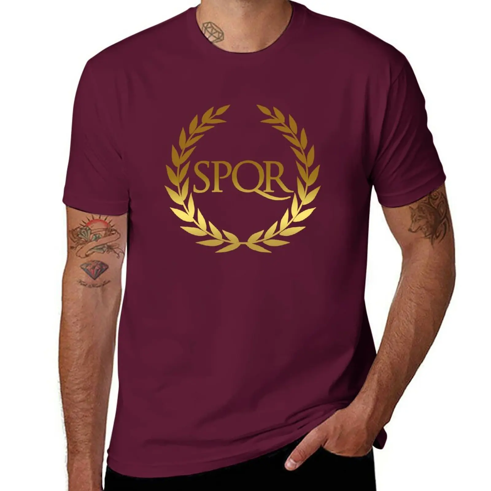 

Roman SPQR T-Shirt heavyweights plain animal prinfor boys Blouse sweat shirts, men