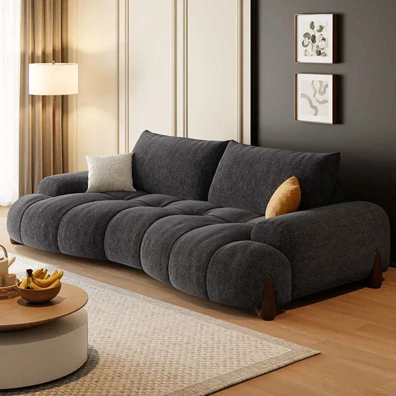 

Large Simple Cheap Sofa Soft Black Relax Reading Modern Human Sofa Puffs Lazy Floorsofas Para El Hogar Bedroom Furniture
