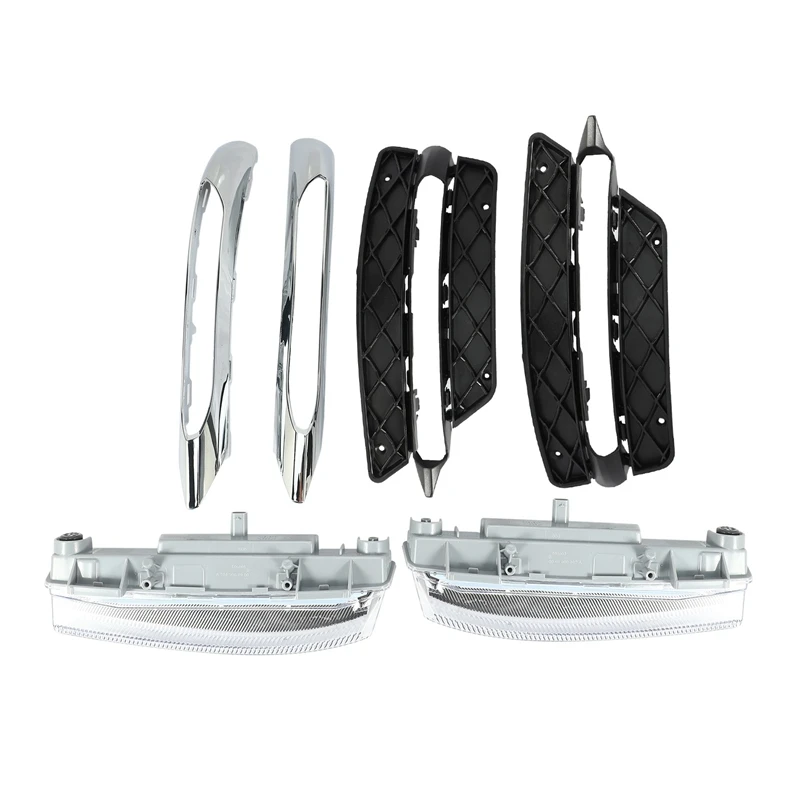 

1 пара, передний бампер для Mercedes Benz W204 C-Class Drl 2048851453 2048851353
