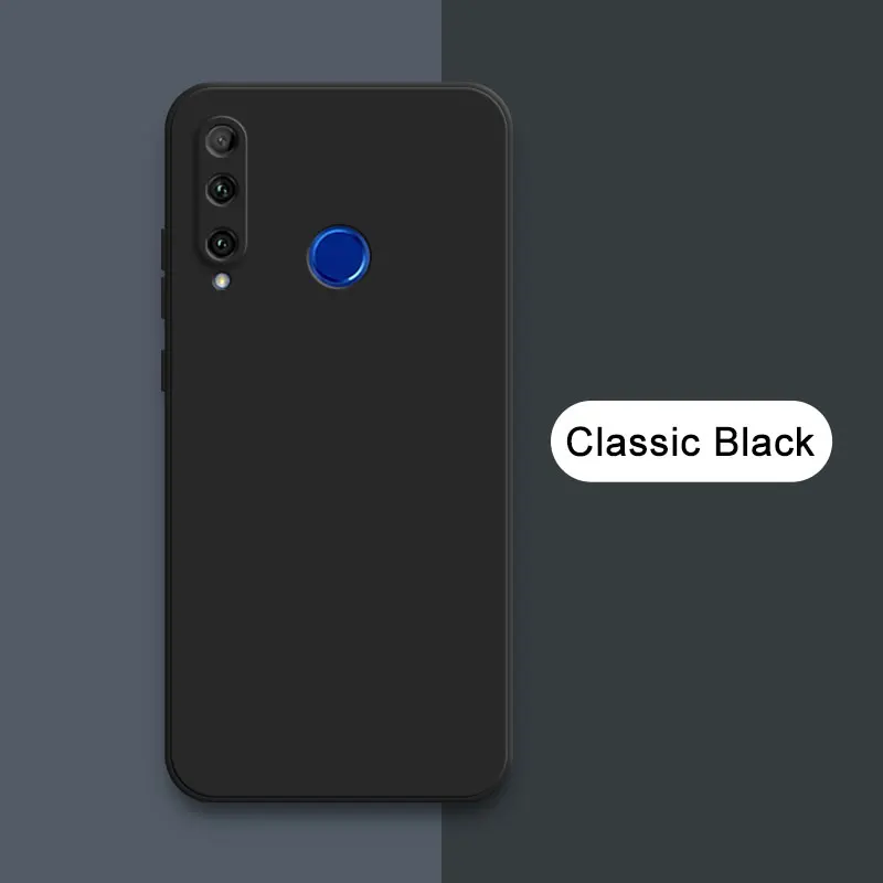 Luxury Square Liquid Silicone Soft Phone Armor – Full Protective Case