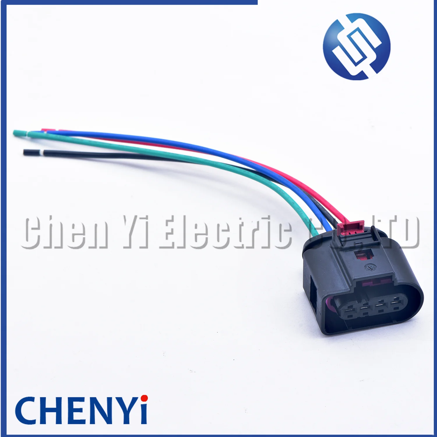 4 pin 1,5 mm Auto -spoelverlenging Adapter Elektrische draad Harness Connector Hoornplug compatibel met Audi A4 A6 VW 1J0973704