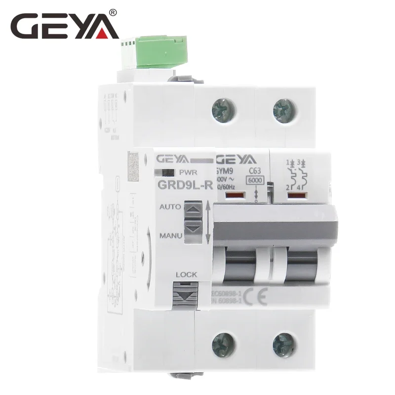 GEYA Din Rail Circuit Breaker 63A Auto Recloser