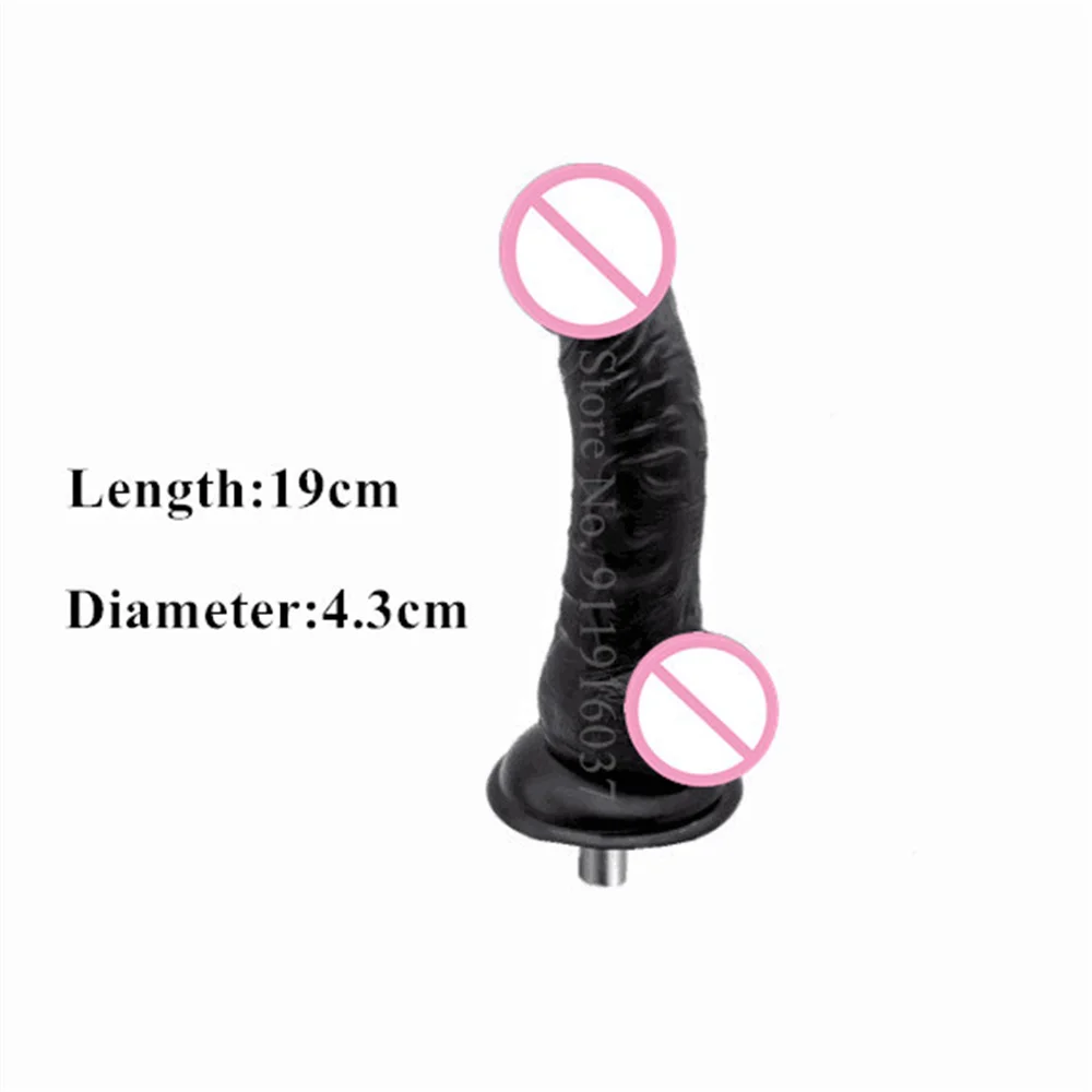 Electric Dildo Machine Attachments Male Penis 3XLR Metal Nozzles Dildo Vibrator Adapters Massage Gun Anal Plug-sex toy