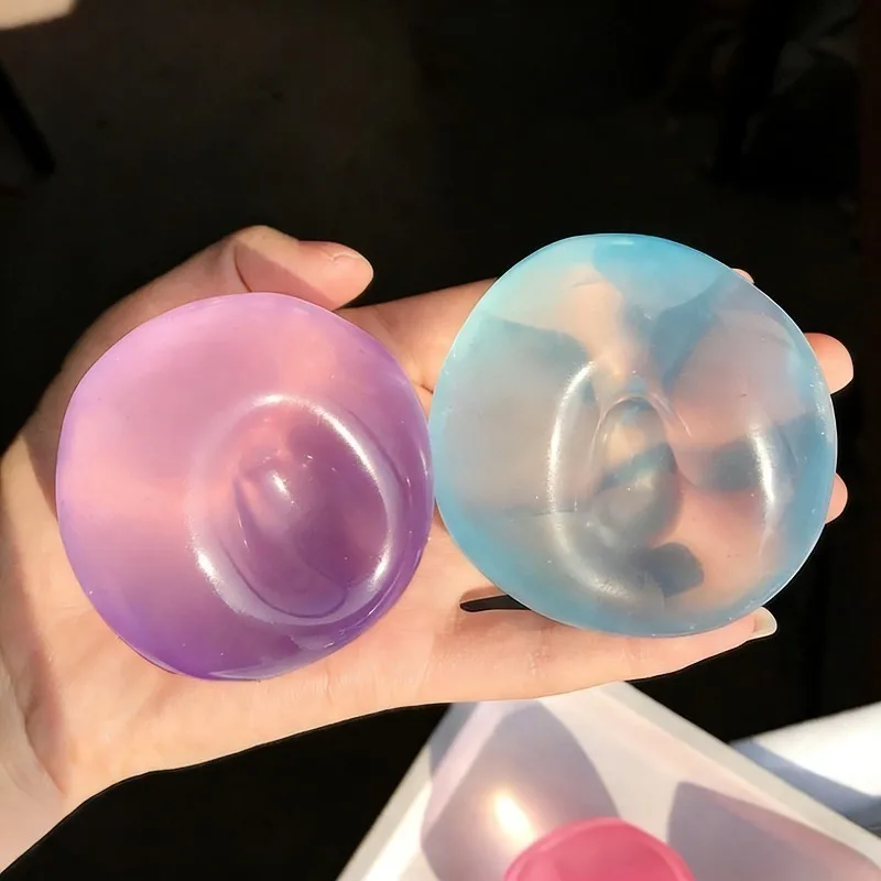Quetschbares Mochi-Fidget-Spielzeug aus transparentem Kokosöl mit Maltosefüllung – lustiges Anti-Stress-Sinnesspielzeug für Erwachsene_voghion.com