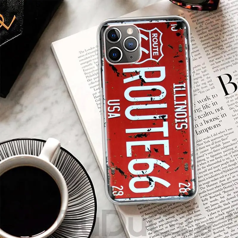 License New York Plate Number Print Phone Case Cover