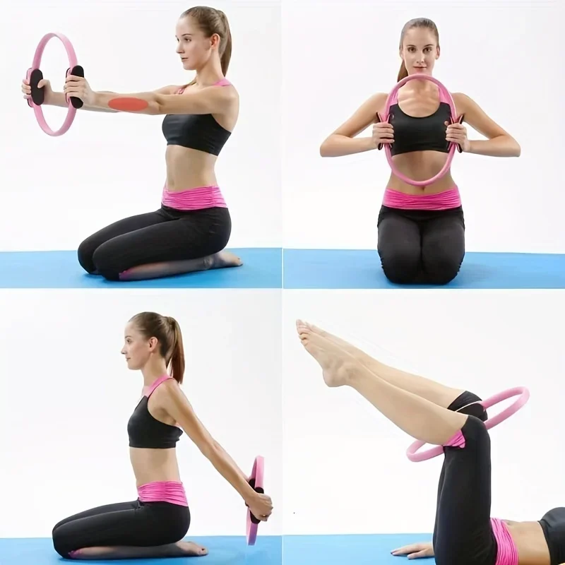 5 Piece Pilates Ring Set, Stretch Kit, Yoga Ball, Resistance Band-for Flexibility, Shaping, Core Training, Fitness Equipment