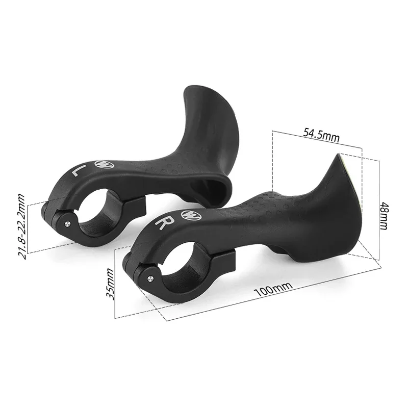 MTBBicycleBarendsErgonomicDesignMountainBikeHandlebar222mm