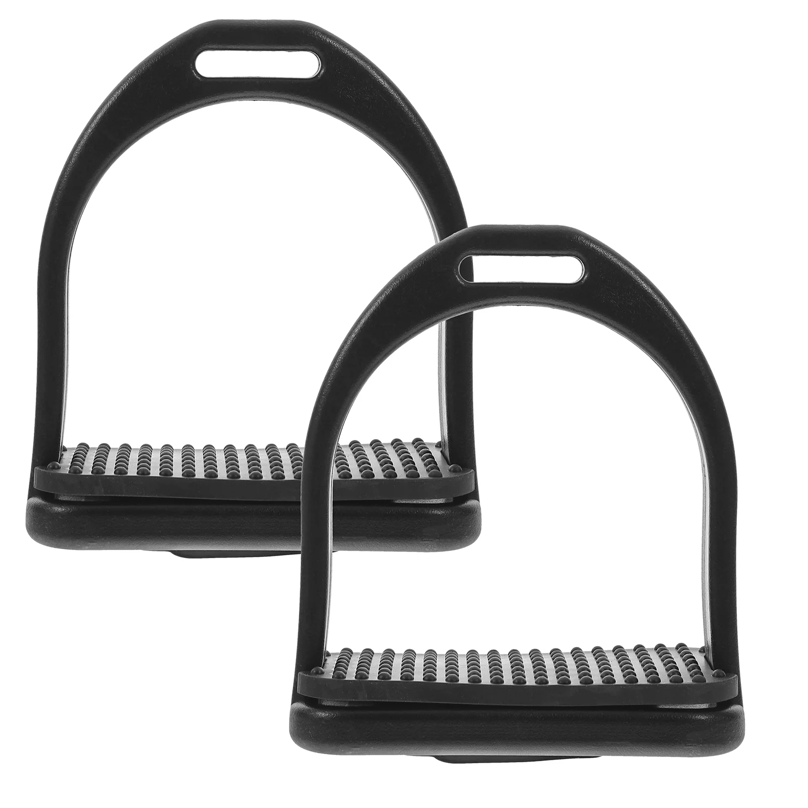 2 Pcs Horse Pedal Saddle Stirrup For Riding Accessories Non-slip Stirrups See Anti Skid Nonslip Professional Safety racing stirrup