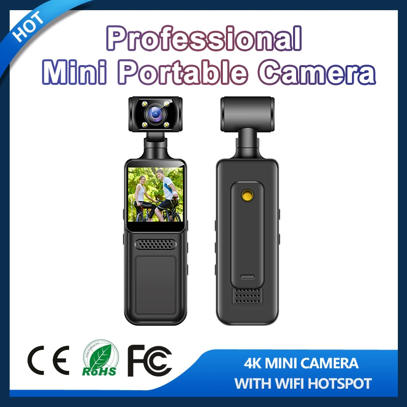 Caméra Action 360° WiFi Noir/Blanc/Gris - 4K Ultra HD Sport
