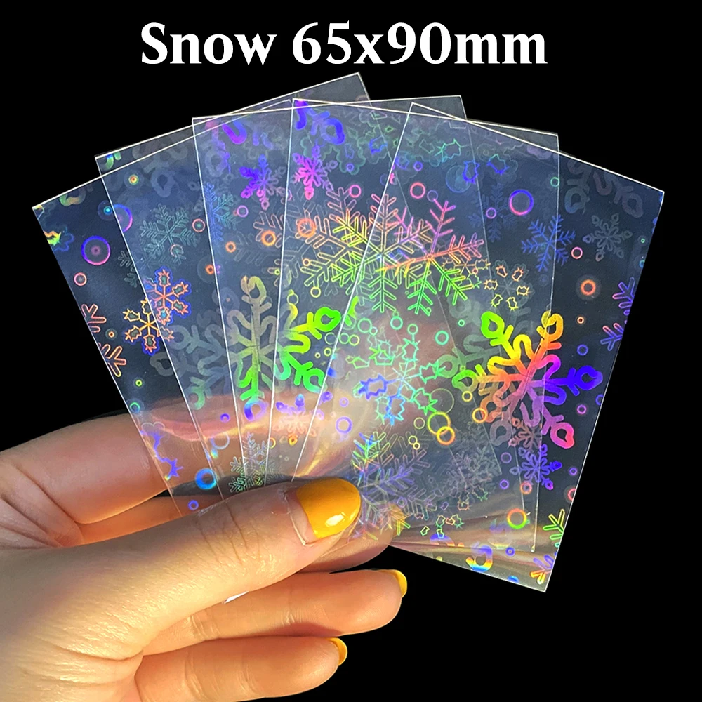 100 Holografische Kartenhüllen Für Sammelkarten | Kpop Fotokarten Schutzfolien 8,9x6,5cm