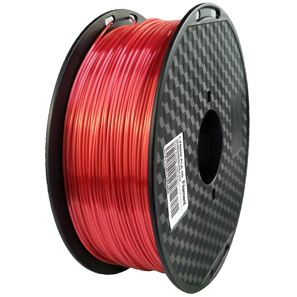 250g 500g 1Kg 3D 프린터 필라멘트 PLA 실크 레드 1.75mm 3D 프린터용 소재 필라멘트 와이어 진공 포장