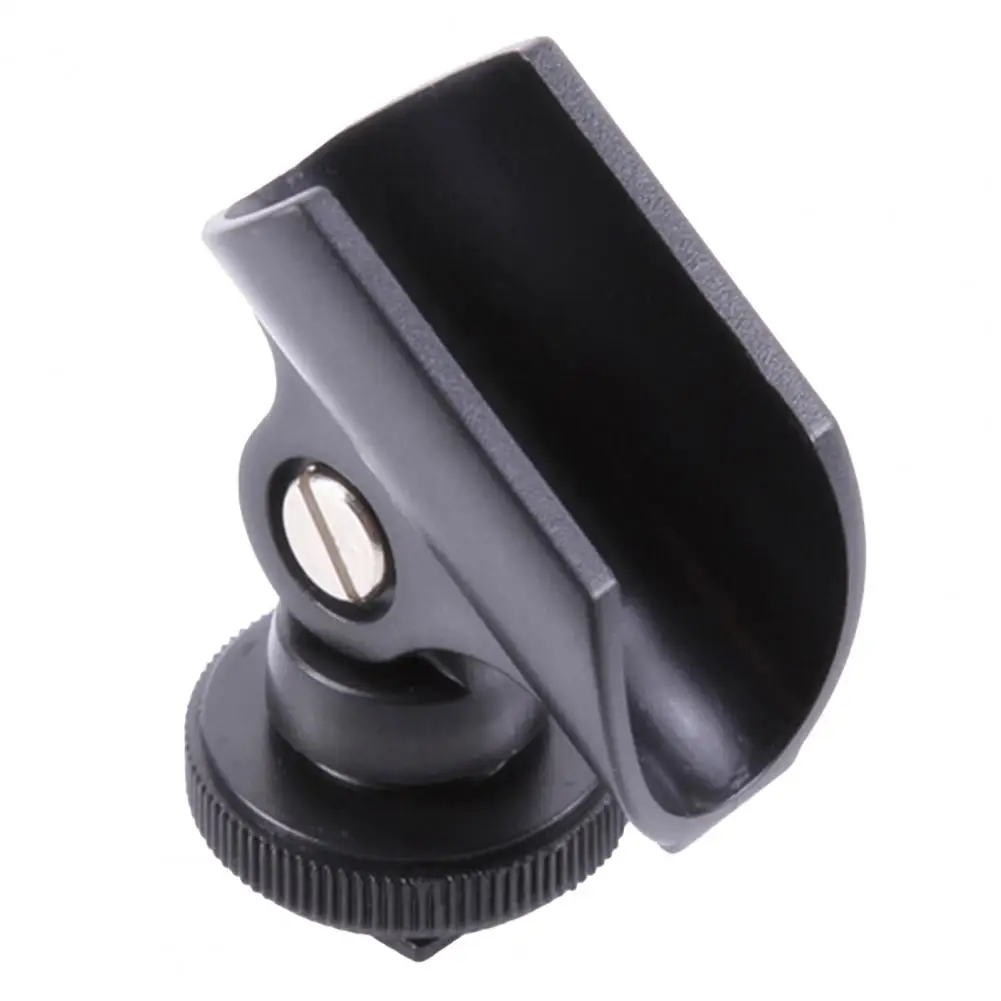 Eco-friendly Microphone Bracket Portable Flexible Useful Rotatable Desktop Wireless Microphone Stand with Hot Shoe
