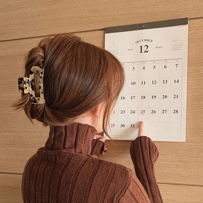 Large Rectangular Hair Clip With Serrated Grip For Hair Styling_voghion.com