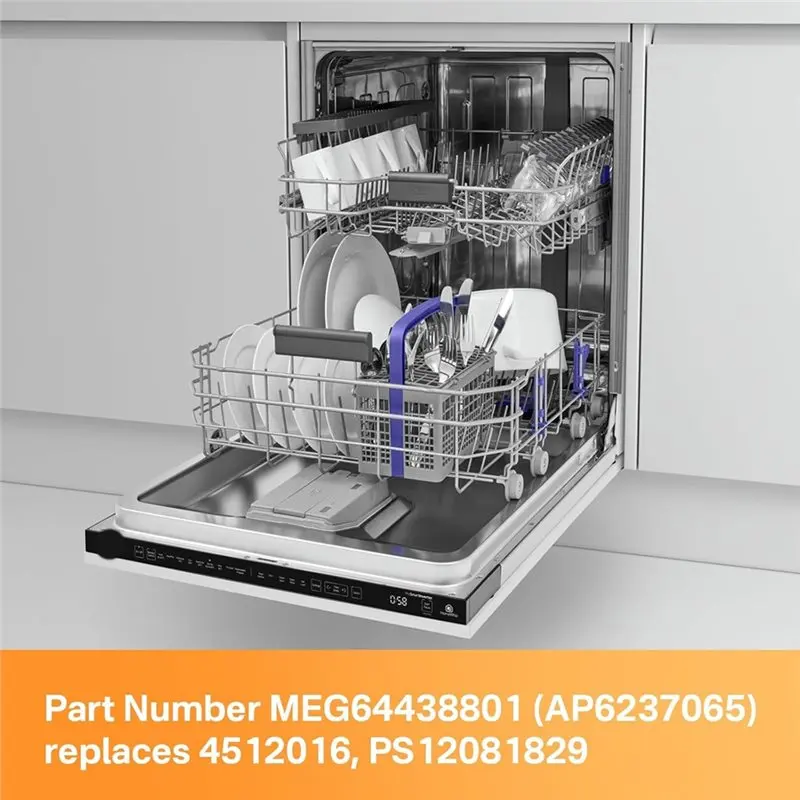 【NEW A39M】 For Dishwasher Replacement Parts- Dishwasher Lower Rack Holders Tine Row Clips Fixing Clips 1PCS MEG64438801 00611 5