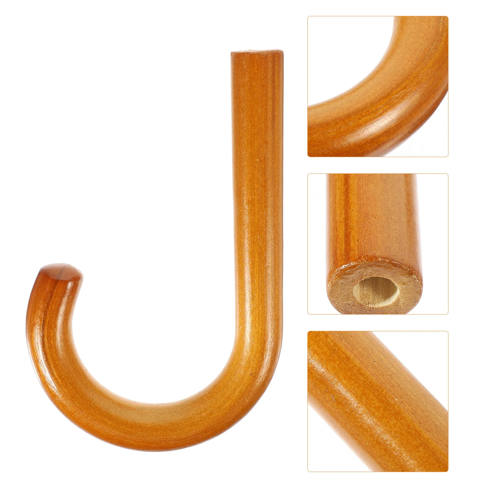 Perfect Fit Wood Handle UV Umbrella Long Supplies Grip Replacement Folding Replaceable