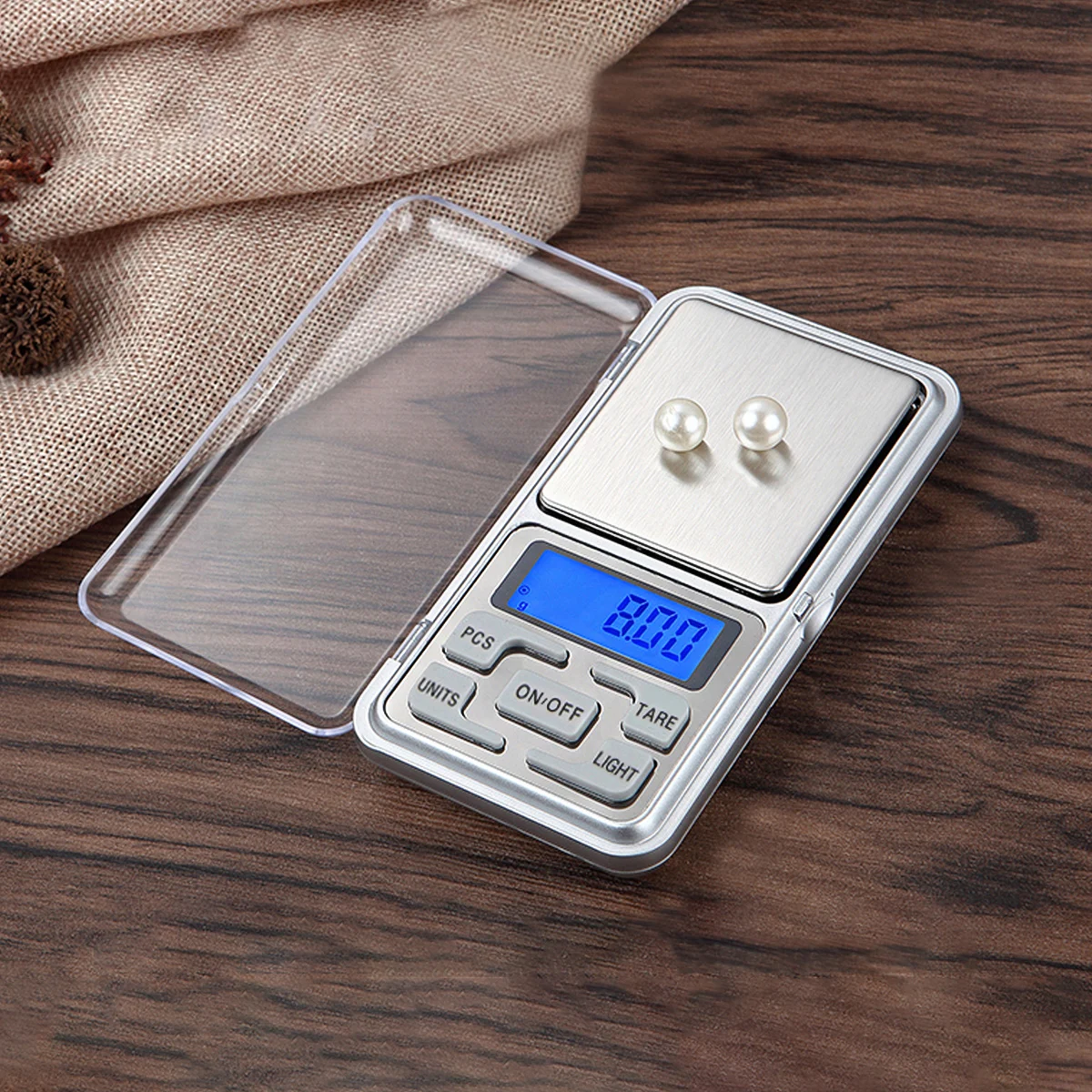 Electronic Digital Pocket Scale 0.01g Precision Mini Jewelry Weighing Scale  Backlight Scales 0.1g for Kitchen 100/200/300/500g