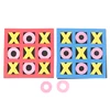 1PC Parent-Child Leisure Board Game Jiugongge XO Chessboard Funny Developing Intelligent Educational Tic Tac Toe Toy Kids Gift 5