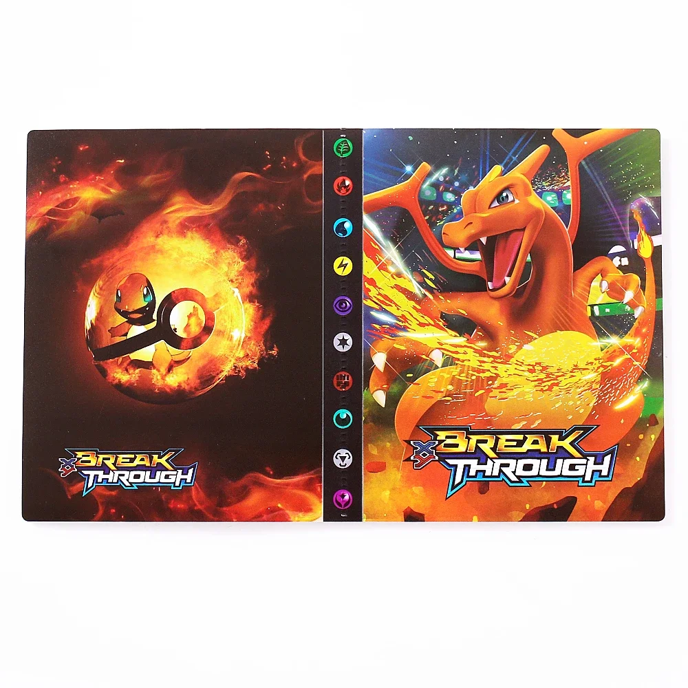 Charizard Pokemon 240 Card Photo Album Book Map Binder Protection Notebook VMAX GX EX TAKARA TOMY Album Booklet Collection Card