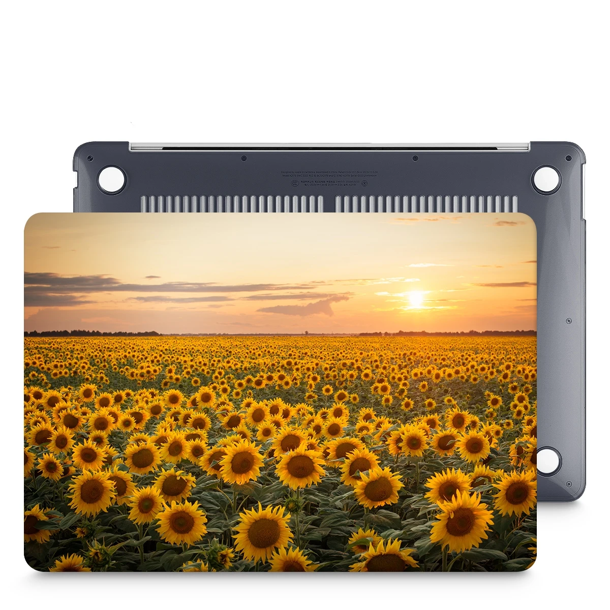 Sunflower Sunset Print Case For Macbook M2 M1 Air 15 Inch A2941 M2