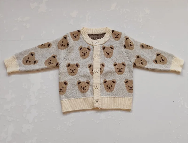 Cartoon Bear Knit Sweater