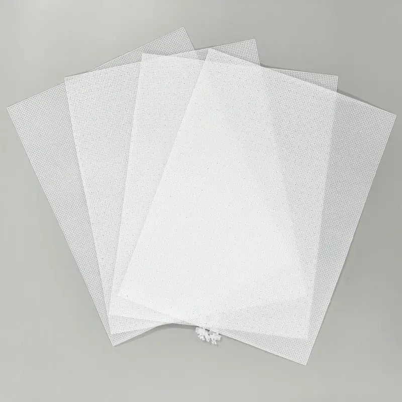 Embroidery Fabric 14CT Clear Transparent Plastic Canvas 28x21cm 1 Piece For Cross Stitch Ornament DIY Handmade Needlework