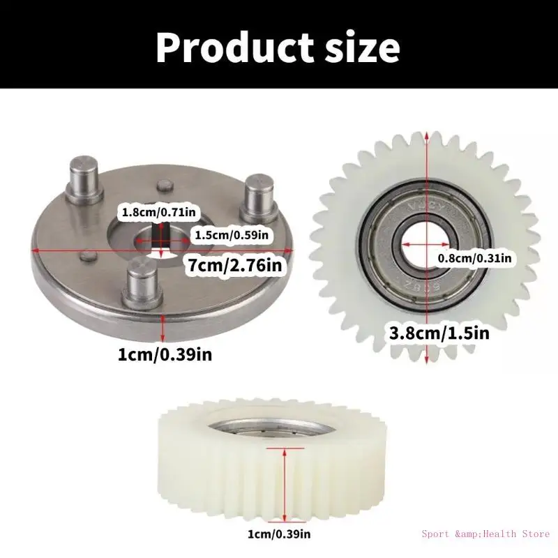 Obliques Planetary Gears Bearing Electric Bike Nylons Gears Teeth Helical for Motor Bike Part
