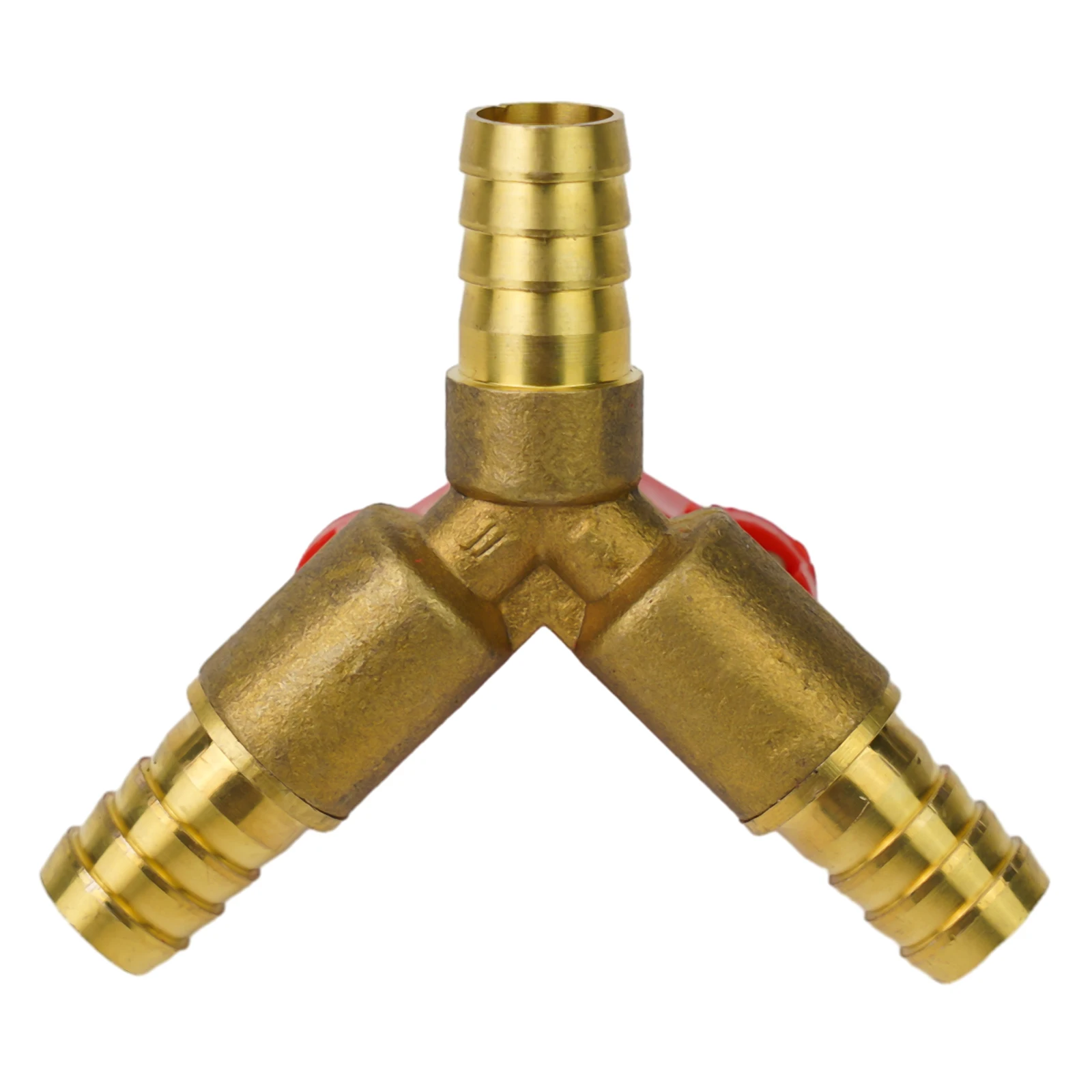 Heavy duty Brass made 12mm Hose Y 3Way Ball Valve for Fuel Air Water Gas for Plumbing Fittings and Pneumatic Fittings 3