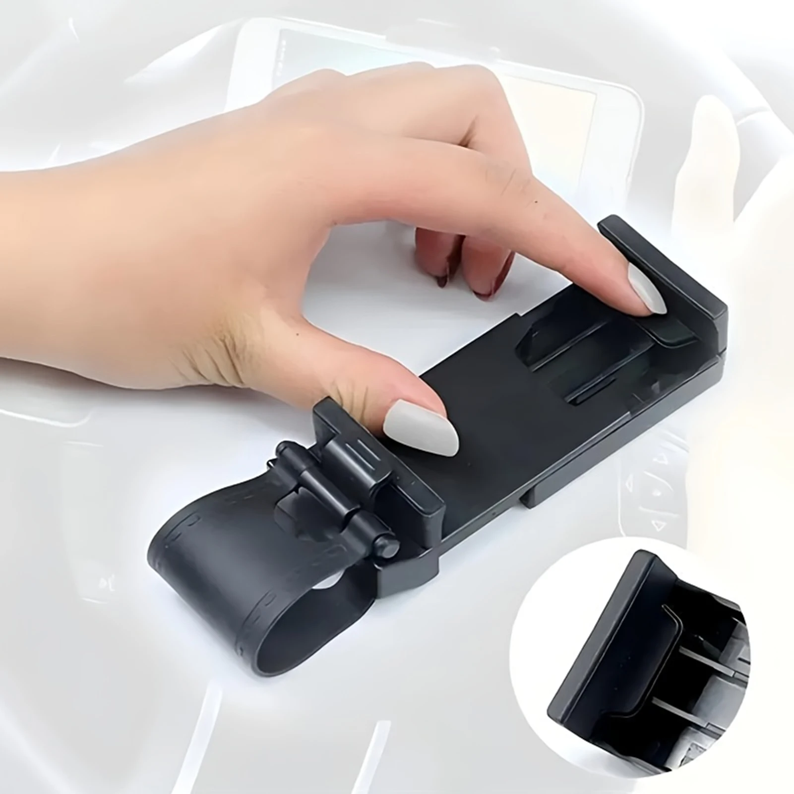 Supporto per telefono per volante per auto Supporto per gancio Supporto per staffa per telefono cellulare di navigazione universale in auto per iPhone Xiaomi Samsung - immagine 4