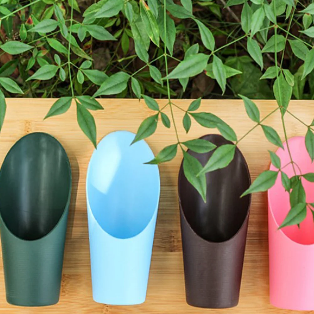 10 Pcs Barrel Round Cylinder Scoop Succulent Plant Cup Pp Planting Supplies