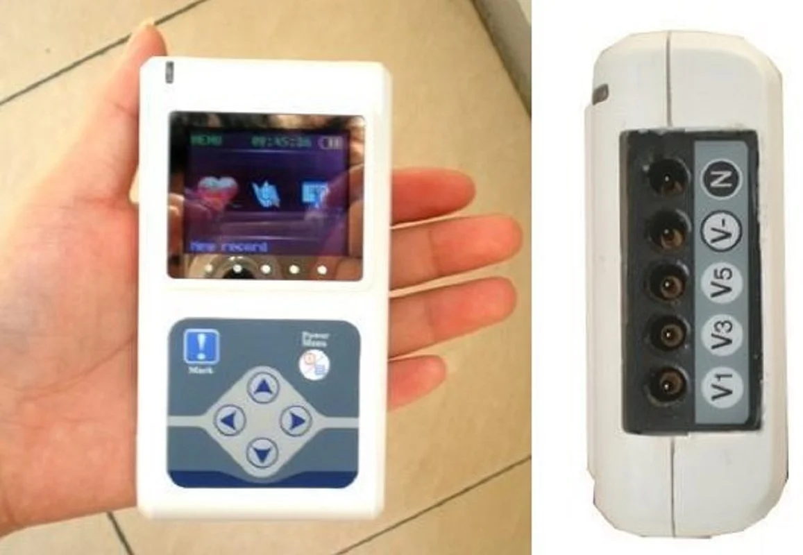 12 lead 24h Analyzer TLC5000 Hand-held Dynamic ECG/EKG Holter Monitoring Recorder System analyzer,pc software,USB ECG Holter
