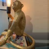 Resin Monkey Table Lamp Sitting Monkey Light Indoor Table Light Fixture Decor 6