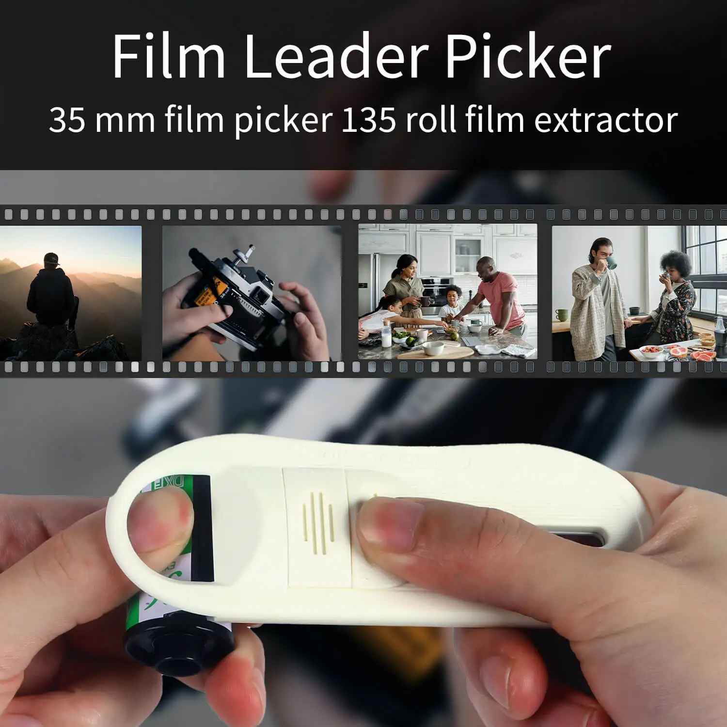 필름 피커 리더 리트리버 추출기, 네거티브 카세트 제거, 35mm/135