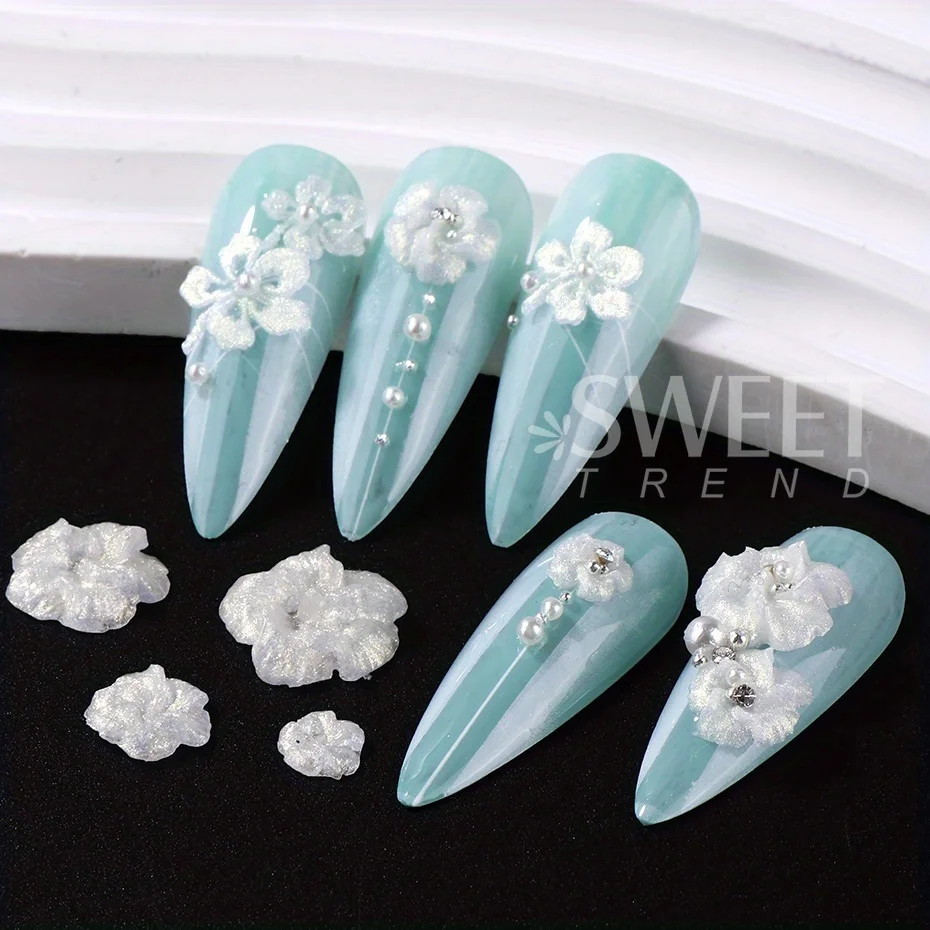 3D Mini Silicone Molds Nail Art Decoration Letter ABC Alphabet Flowers Big Petal Design Acrylic Carving Tools Manicure Jewelry 6