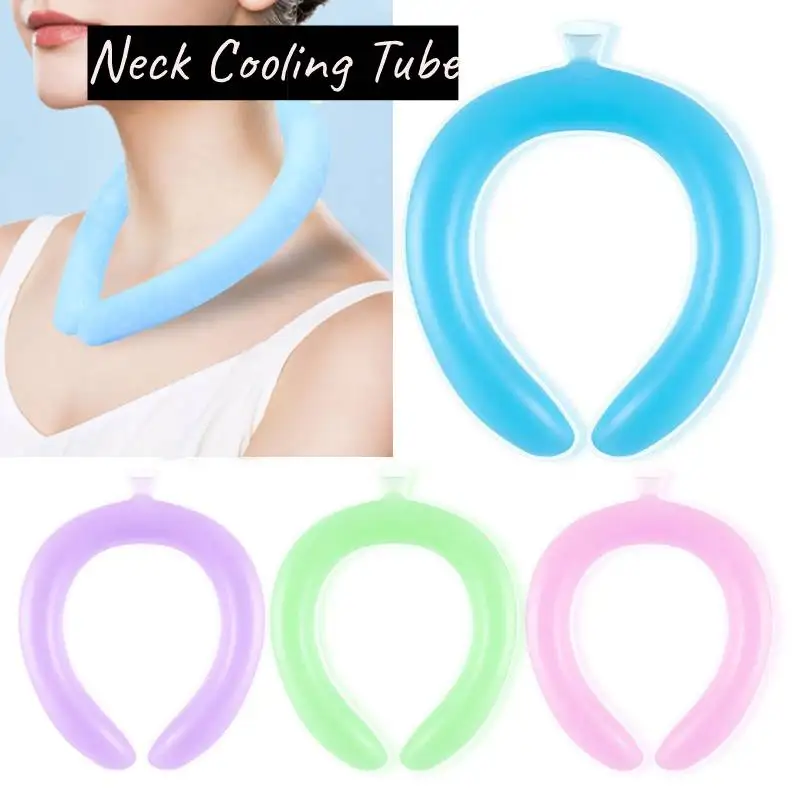 Wearable Neck Cooling Ring Summer Cooler Rings Cool Tube Collar Cycling
