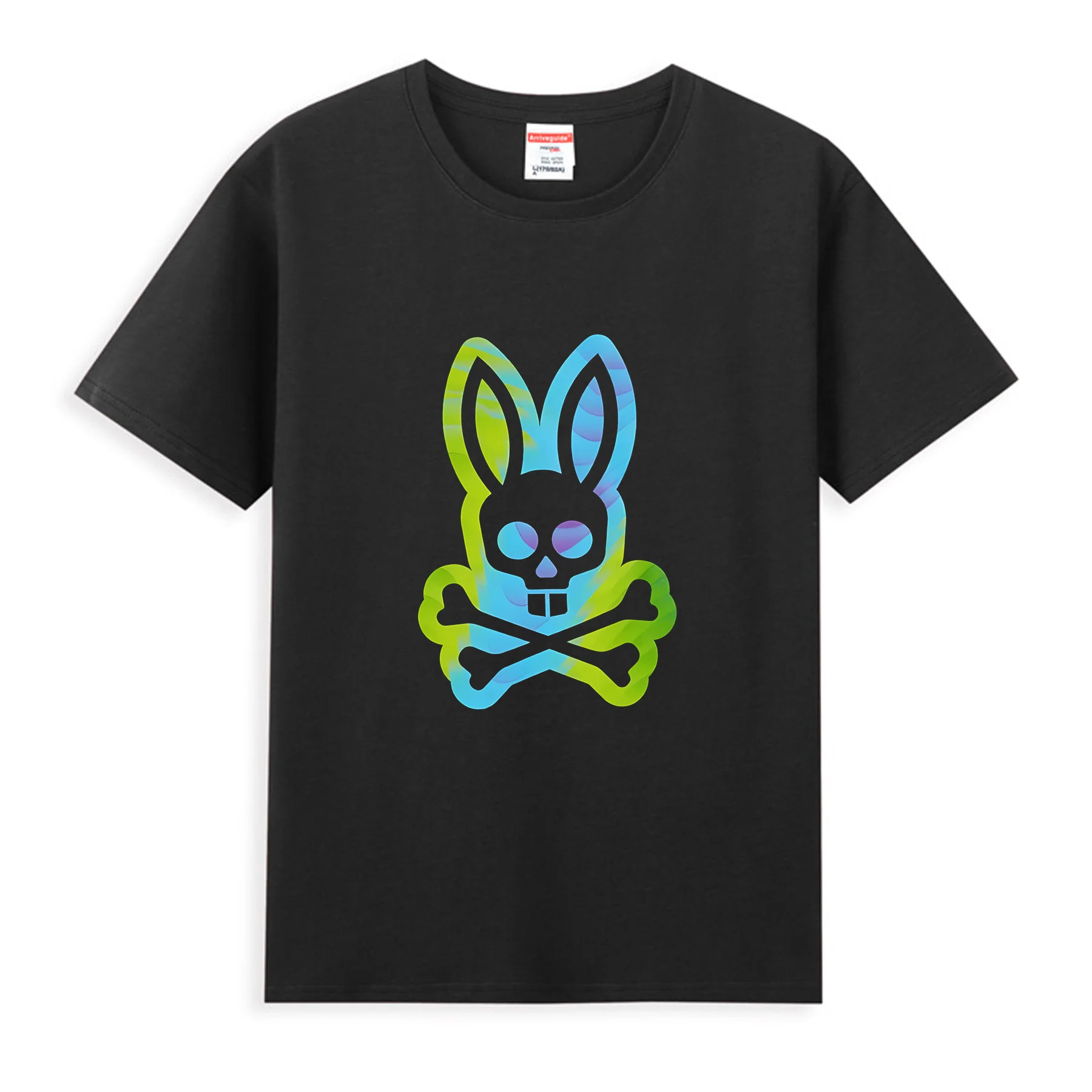 

2024 Men Cartoon T Shirt Casual Psycho T-shirt Graphic Oversized Sports Tops Breathable Comfortable Bunny Streetwear S-3XL