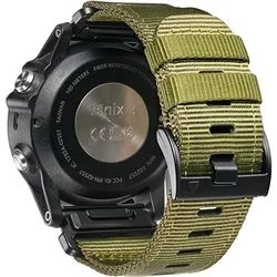 Braided Nylon QuickFit Watch Strap - Versatile 22mm 26mm Sizes - Quick Fit26mm (Army green)