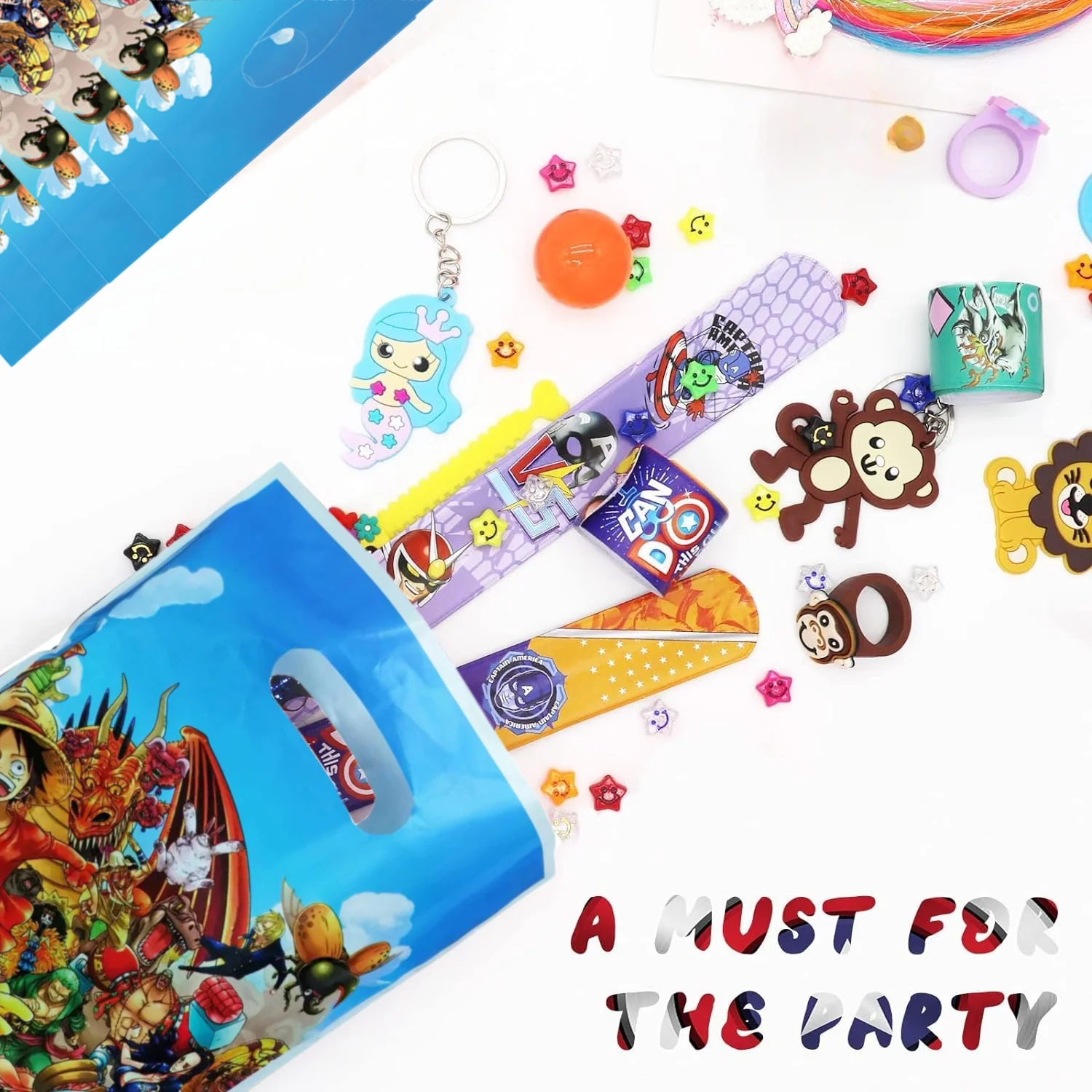One Piece Gift Bags Birthday Party Decoration Luffy Goodie Bags Candy Bag Baby Shower Kids Gifts Boys Favors For Party Supplies