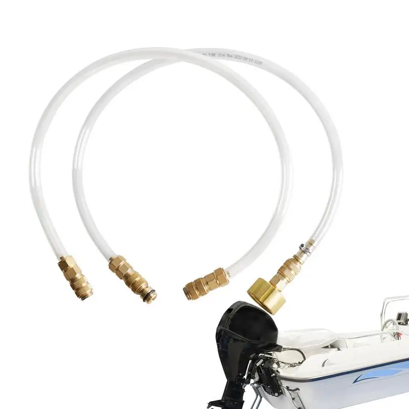 

Boat Bleed Kit 2pcs Professional Bleed Kit Oil Filler Hose Transparent Bleeding Tubes Multifunctional Flexible Marine Hydraulic