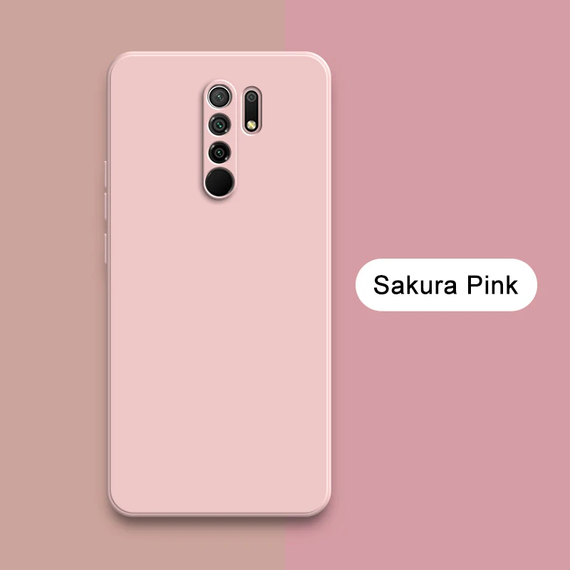 Square Liquid Soft Shockproof Candy Phone Cover