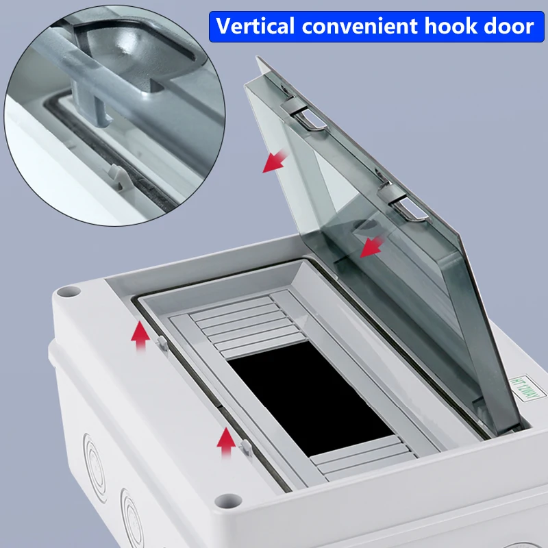 XIONGISOLAR HT Series 2/3/5/8/12/15/18/24WAY PC plastic outdoor electrical IP65 waterproof junction box distribution box