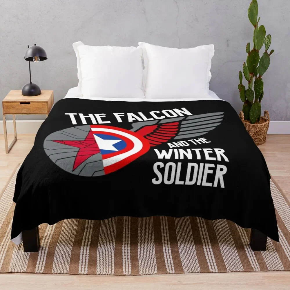 

The Falcon and The Winter Soldier Throw Blanket Custom Hairy heavy to sleep sofa bed Fluffys Large Blankets