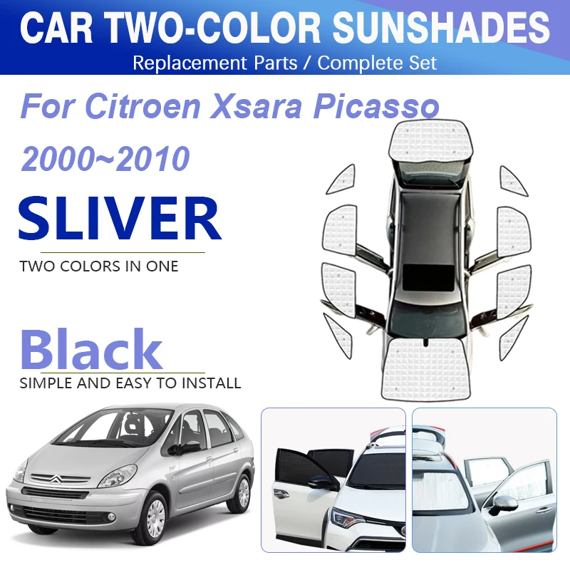 

For Citroen Xsara Picasso 2000~2010 Car Window Sunshade Pads Window Visor Shield Windshield Sun Shades Auto Interior Accessories