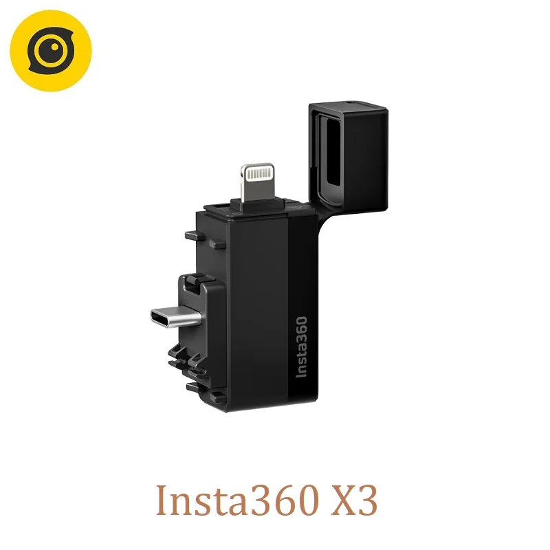 Insta360 lector rápido X3, accesorios originales para Android/iPhone, Insta 360| | -