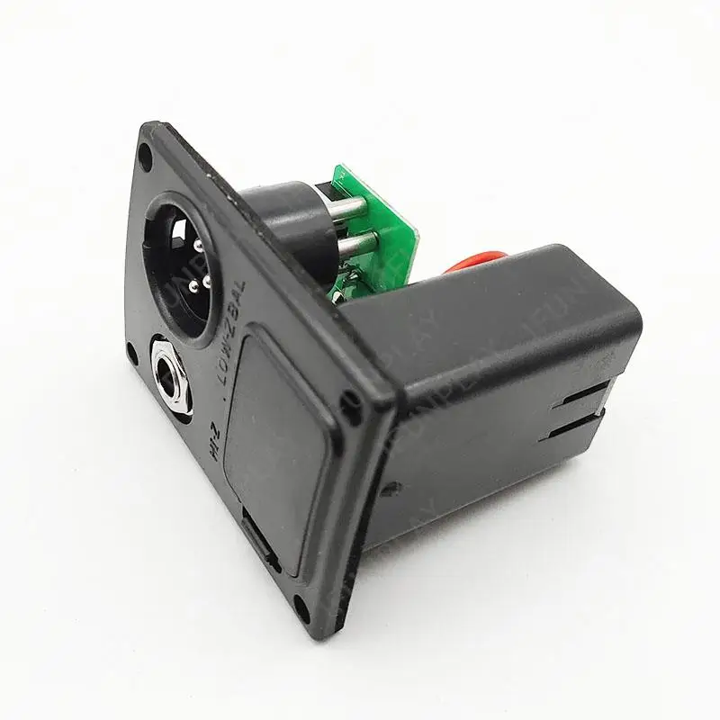 Acoustic Guitar EQ 9V Battery Box Case Holder w/4 pins for Folk Pickup Fit for LC-5 guitar accessories