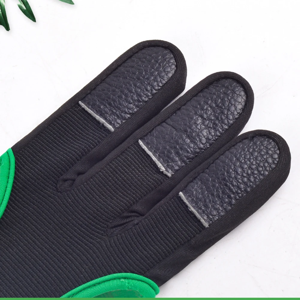 Adjustable Archery 3-Finger Guard Gloves for Recurve/American Bow Outdoor Shot Elastic Finger Protective Gloves