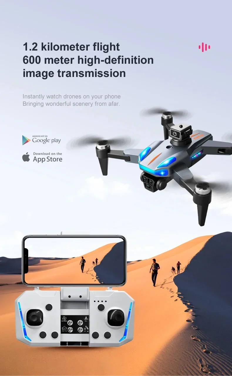 Scd23df545bbc463d88a138ba35855d808 New K911 SE GPS Drone 8K Professional Obstacle Avoidance 4K DualHD Camera 5G Brushless Motor Foldable Quadcopter Gifts Toys