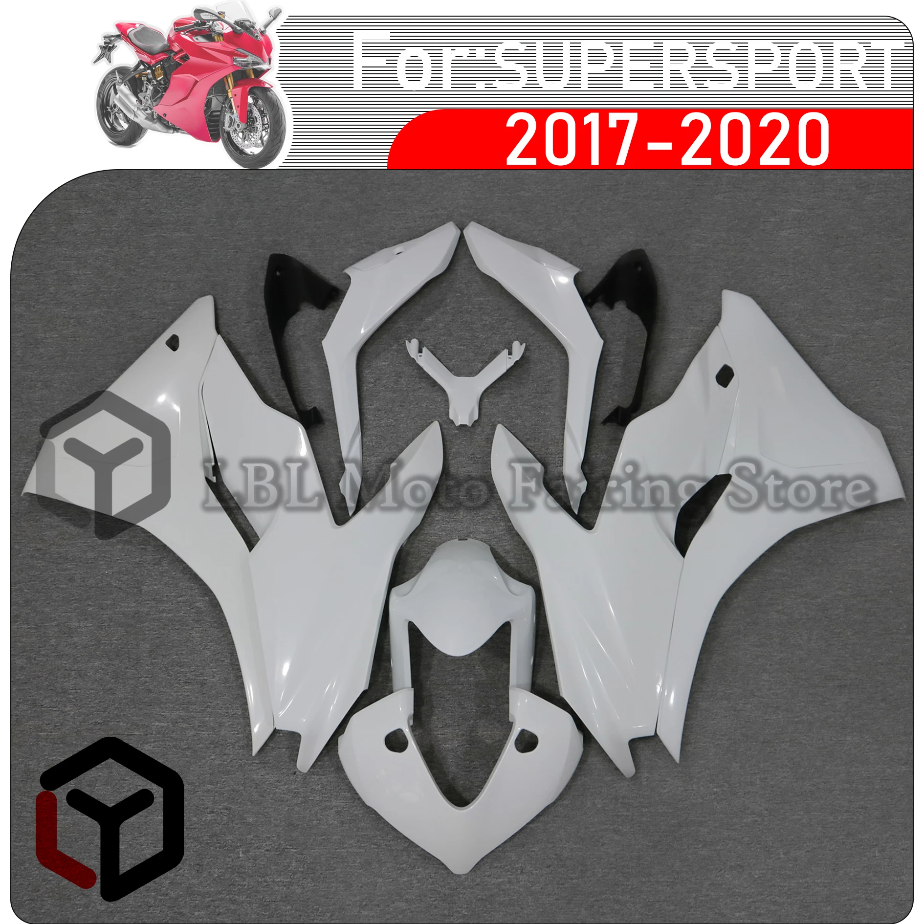 

For Ducati Supersport 939 939S 2017 2018 2019 2020 Motorcycle Fairings Injection Mold Painted ABS Plastic Bodywork Kit Sets