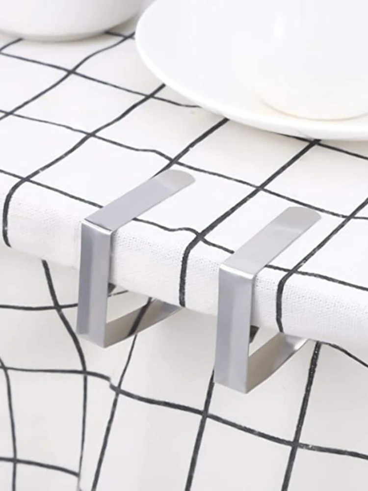 Table Cloth Clips 6ps Tetou Stainless Steel Tablecloth Cover Holder for Picnic Wedding Party Home Garden